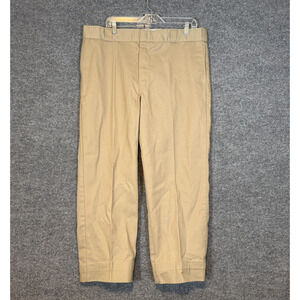 Dickies Pants Mens 40x28 Beige 874 Original Fit‎ Work Pants Pleated